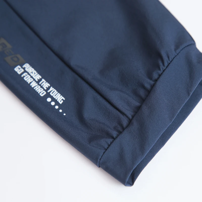 Outdoor Running Coat Nylon Zipper Breathable Long Sleeve Reflective Letter Workout Golf Casual Men Sports Light Jacket