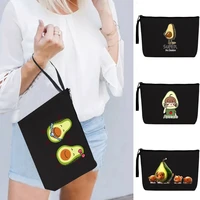 ladies cosmetic bag travel storage bag multifunctional ladies outdoor storage bags organize cases avocado print makeup bag