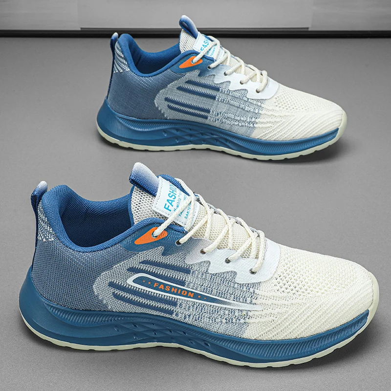 Men's Shoes Lightweight Running Sneakers Mesh Breathable Sports Jogging Training Shoes Outdoor Fitness Fashion Big Size