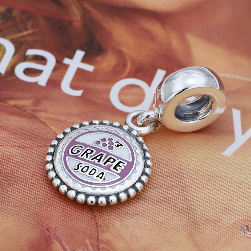 

Бесплатная доставка, 100% Серебро 925 пробы, высокое качество, оригинальные Подвески в виде фиолетового винограда с газированной содой, подход...