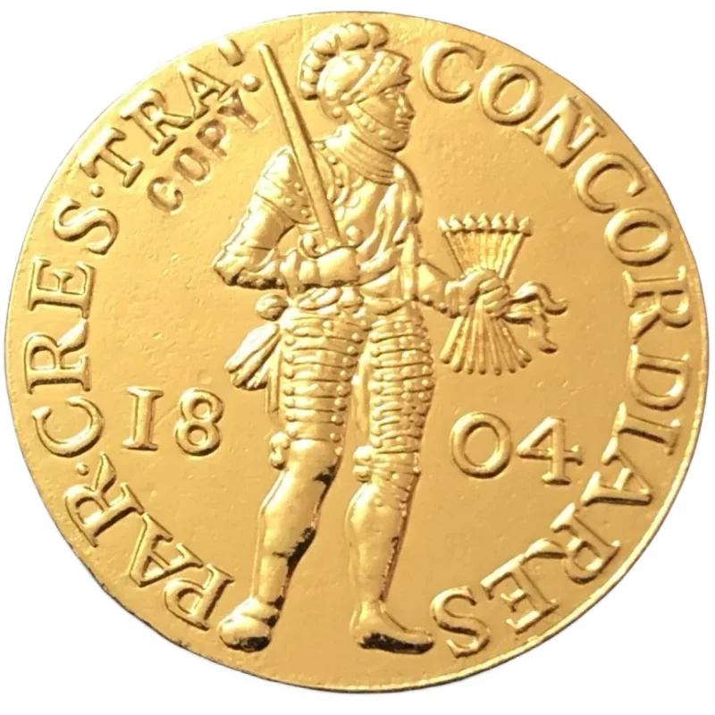 

Копия золотой монеты 1804 года Нидерланды 1 Ducat