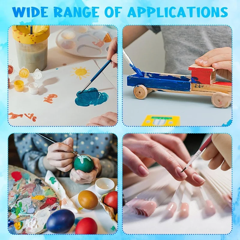 60 шт. миниатюрные кисти для рисования 5 цветов