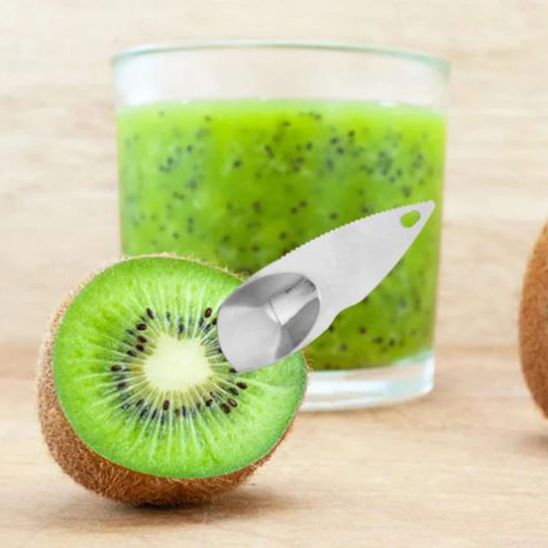 

1pcs Kiwifruit Cut Spoon Serrated Blade Peeling Dig Spoon for Kitchen