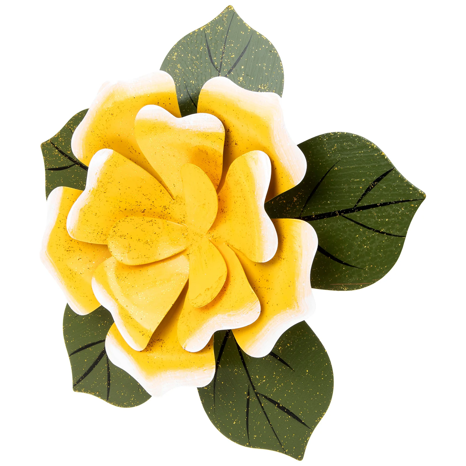 

Wall Flower Decor Metalsculpture Floral Decoration Garden Iron 3D Flowers Outdoor Hanging Rose Succulent Fence Living Room