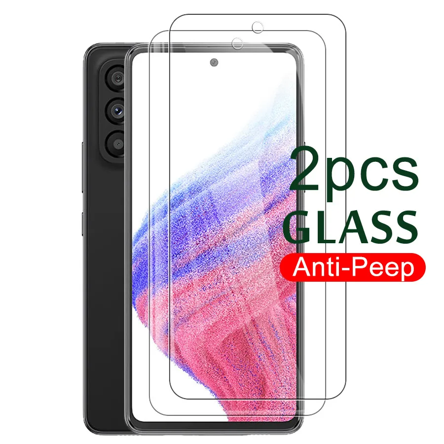 

Защитное стекло для Samsung A53 2 шт., пленка для экрана из закаленного стекла для Samsung A52s, A52, A 53, A536B/DS, Galaxya53