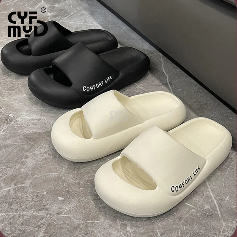 Women's Home Slippers Soft EVA Slippers Comfort Designer Platform Shoes Lightweight Sandals Bathroom Non-slip Slides Summer 2023