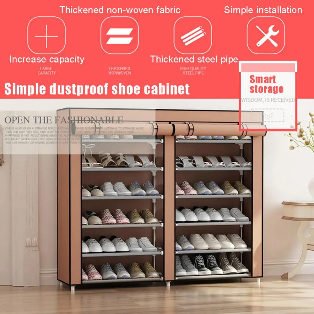 

Multi-layer Simple Shoe Rack Entryway Space-saving Shoe Organizer Easy To Install Shoes Shelf Home Dorm Furniture Shoe Cabinet