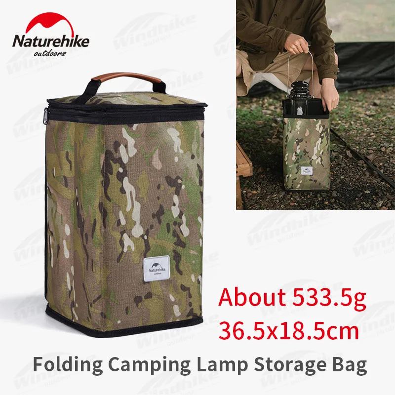 

Naturehike Ultralight Folding Camping Storage Bag Outdoor Portable Big Capacity Tool Sundries Lamp Storage Bag Outdoor Equipment