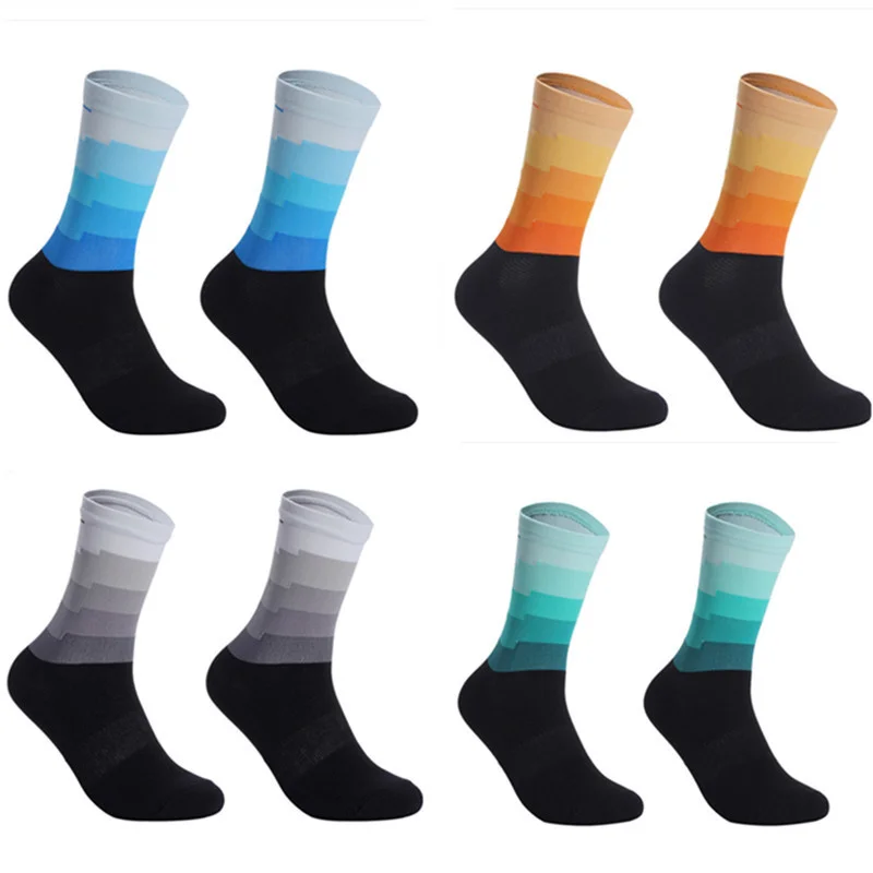 

Bmambas new Unisex Cycling Socks Men Outdoor Mount Sports Wearproof Bike Footwear For Road Bike Socks Running Basketball