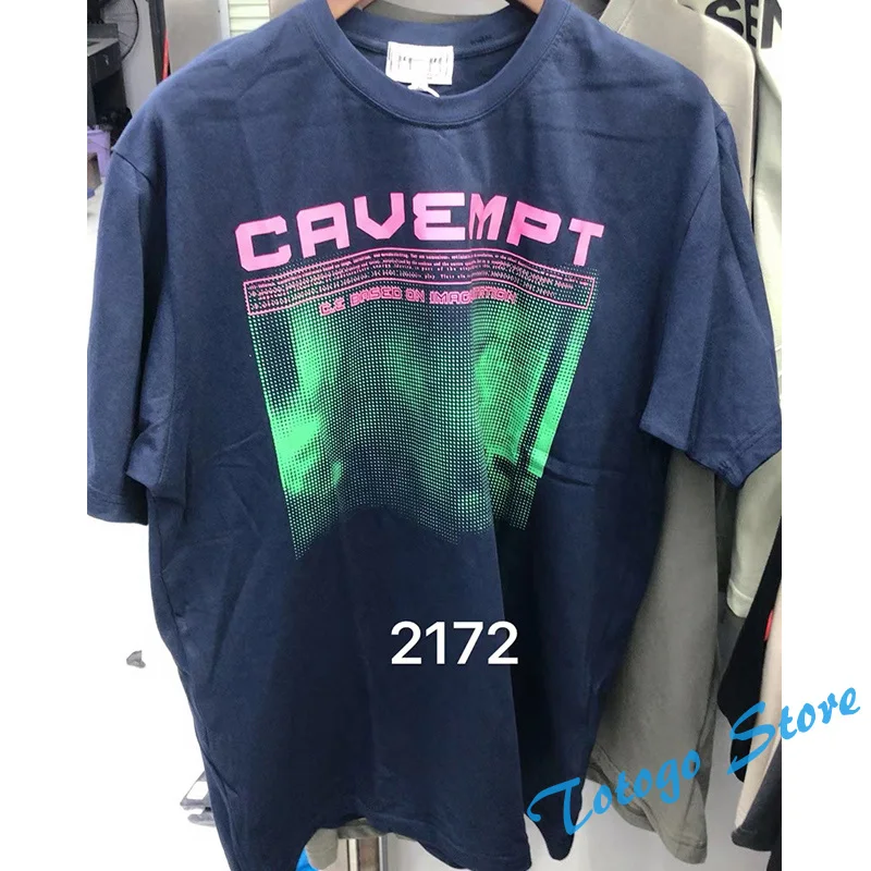 Cav Empt Футболка с принтом лица пикселей ретро модная уличная одежда повседневные