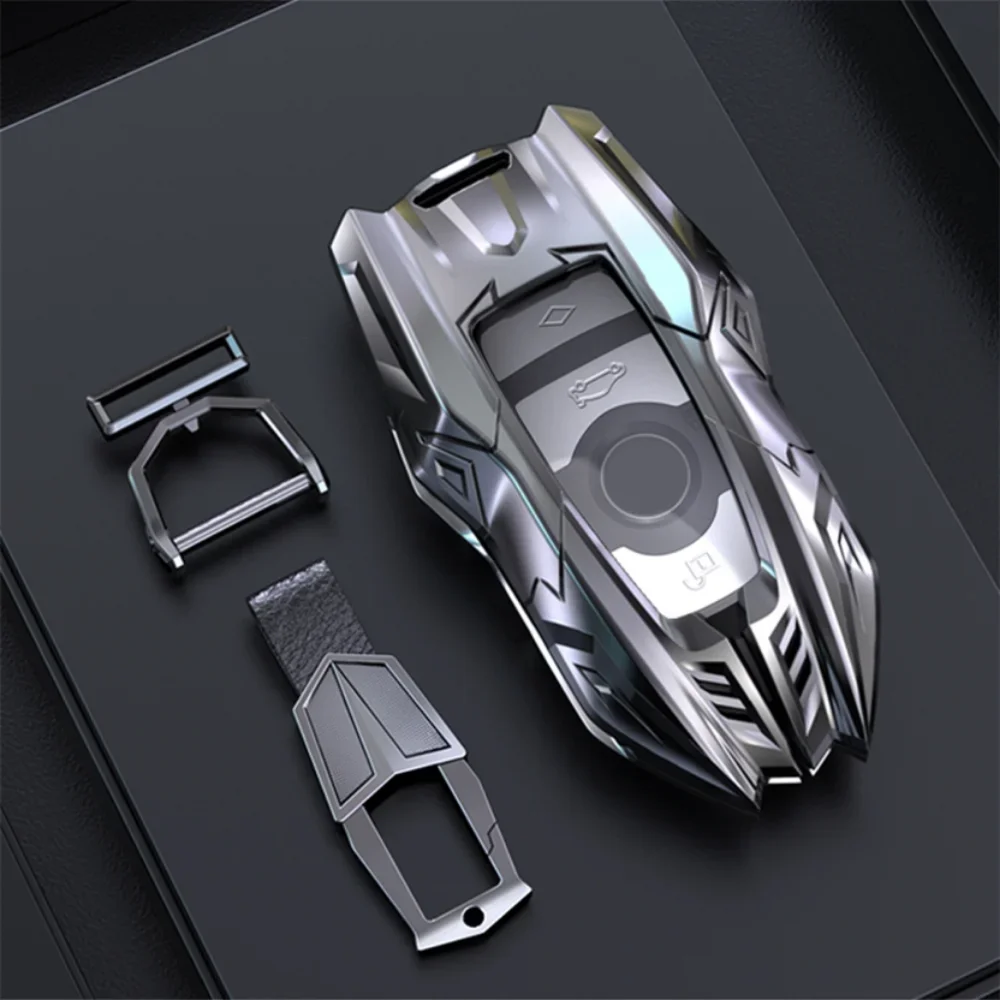 

Car Key Case Keychain for BMW X3 X5 X6 F30 F34 F10 F20 G20 G30 G01 G02 G05 F15 F16 1 3 5 7Series Key Cover Protector Accessories