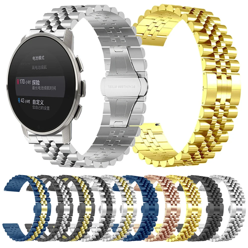 

Stainless Steel Strap For Suunto 9 Peak Watch Band Wristband Watchband Metal Bracelet Belt Classic Replacement Accessories