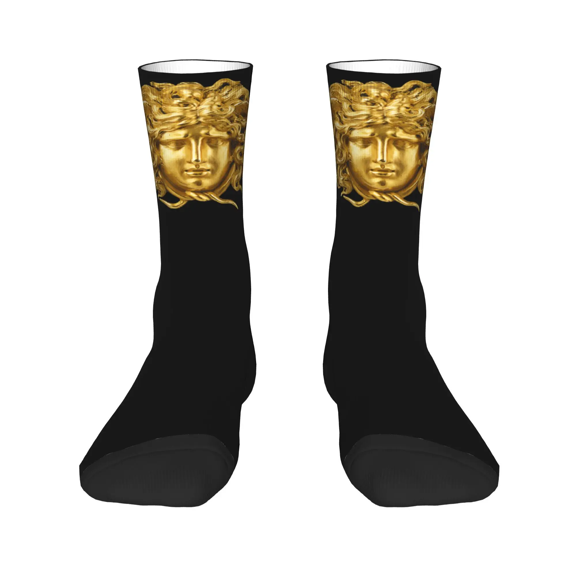 Модные носки Medusa для женщин и мужчин люксового бренда супер мягкие нескользящие