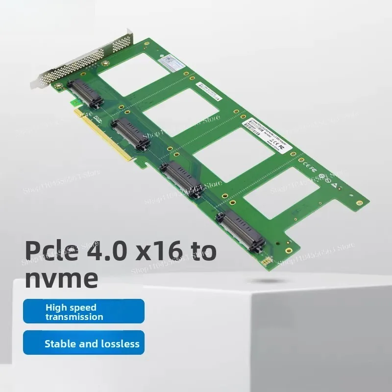 Фото Адаптер SFF-8639 (U.2) на PCIe 4.0 для корпоративных NVMe-накопителей №5