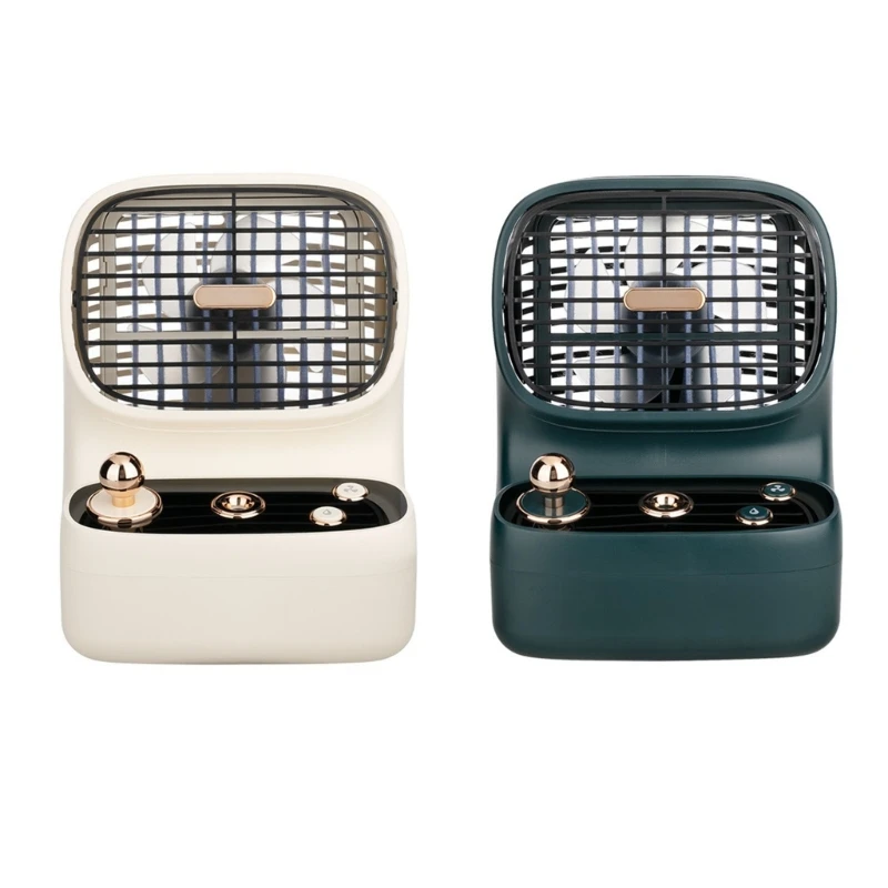 

Настольный вентилятор 918D с 3 скоростями потока воздуха, бесшумный вентилятор охлаждения, портативный вентилятор кондиционера