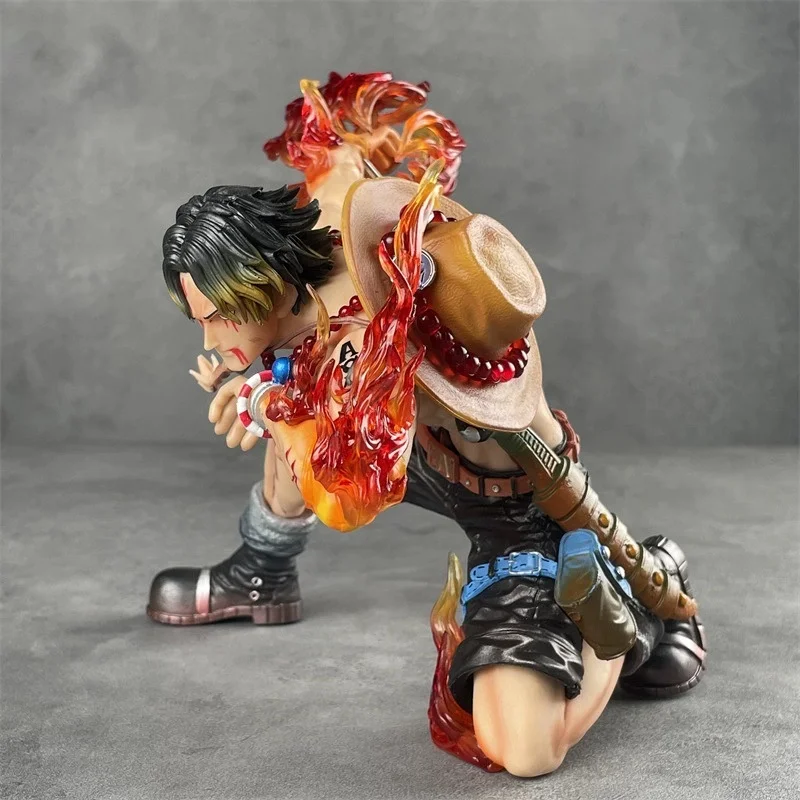 Фото Коллекционная фигурка Портгаса Д. Эйса из One Piece, серия PT Yandi Fire Fist, 17,5 см, ПВХ, настольное украшение, аниме-подарок №5