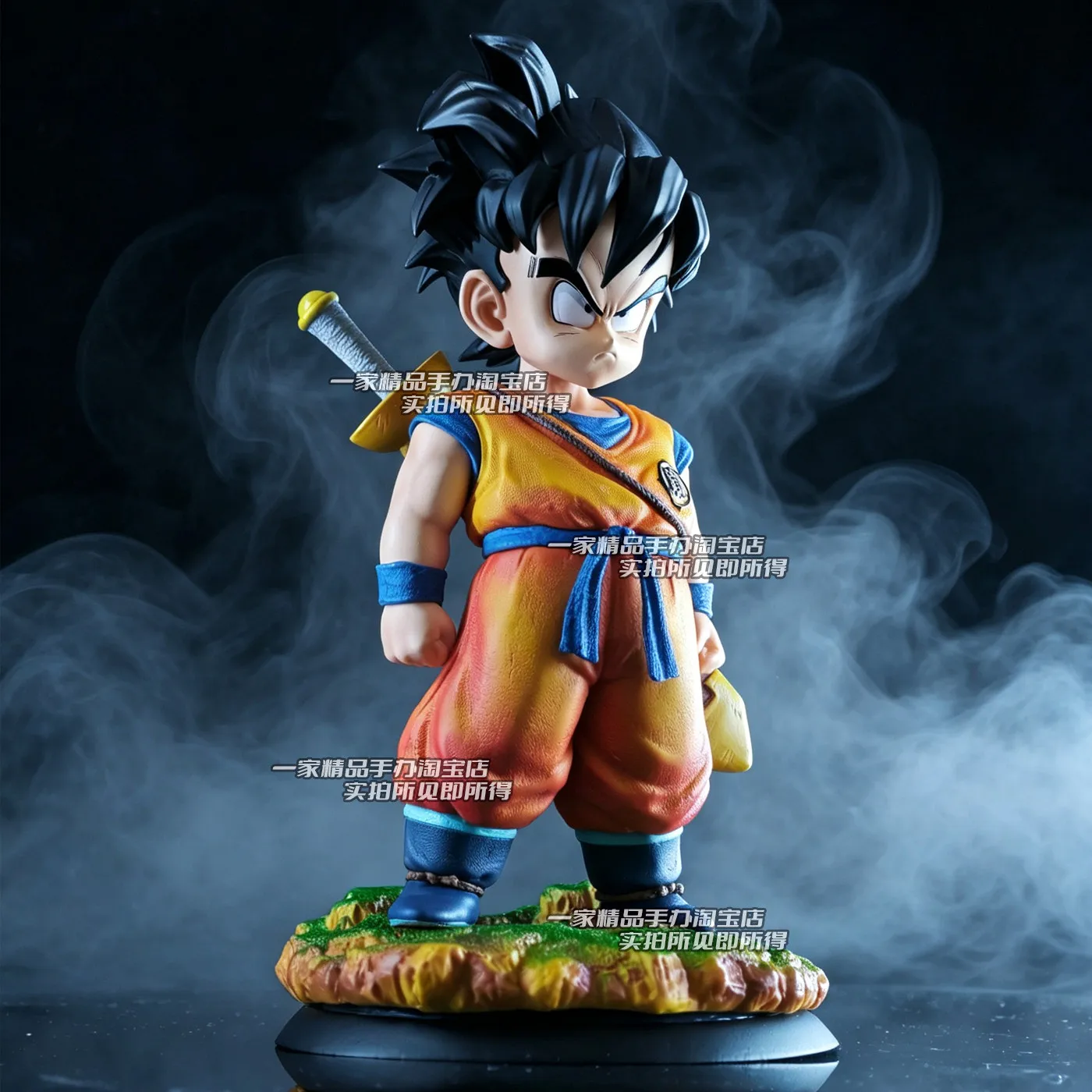 Фото Фигурка Гохана из Dragon Ball с мечом, статуэтка из ПВХ, украшение для рабочего стола, декор для компьютерного корпуса, аниме-коллекционный подарок для мужчин №2