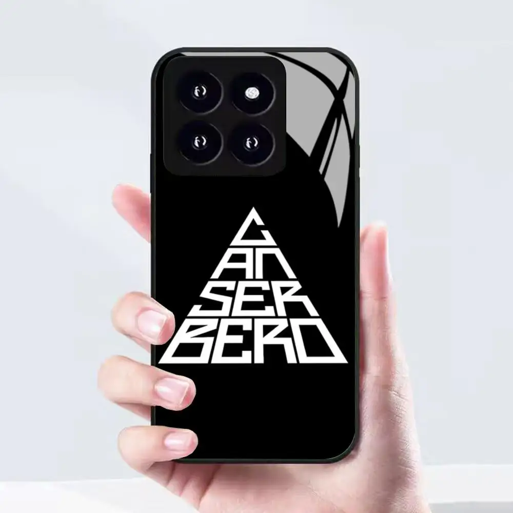 Фото Чехол для телефона R-residente Canserbero для Xiaomi 17 15 14 13 12 Mi 11 X T Ultra Pro Lite 5G, черный стеклянный чехол №2