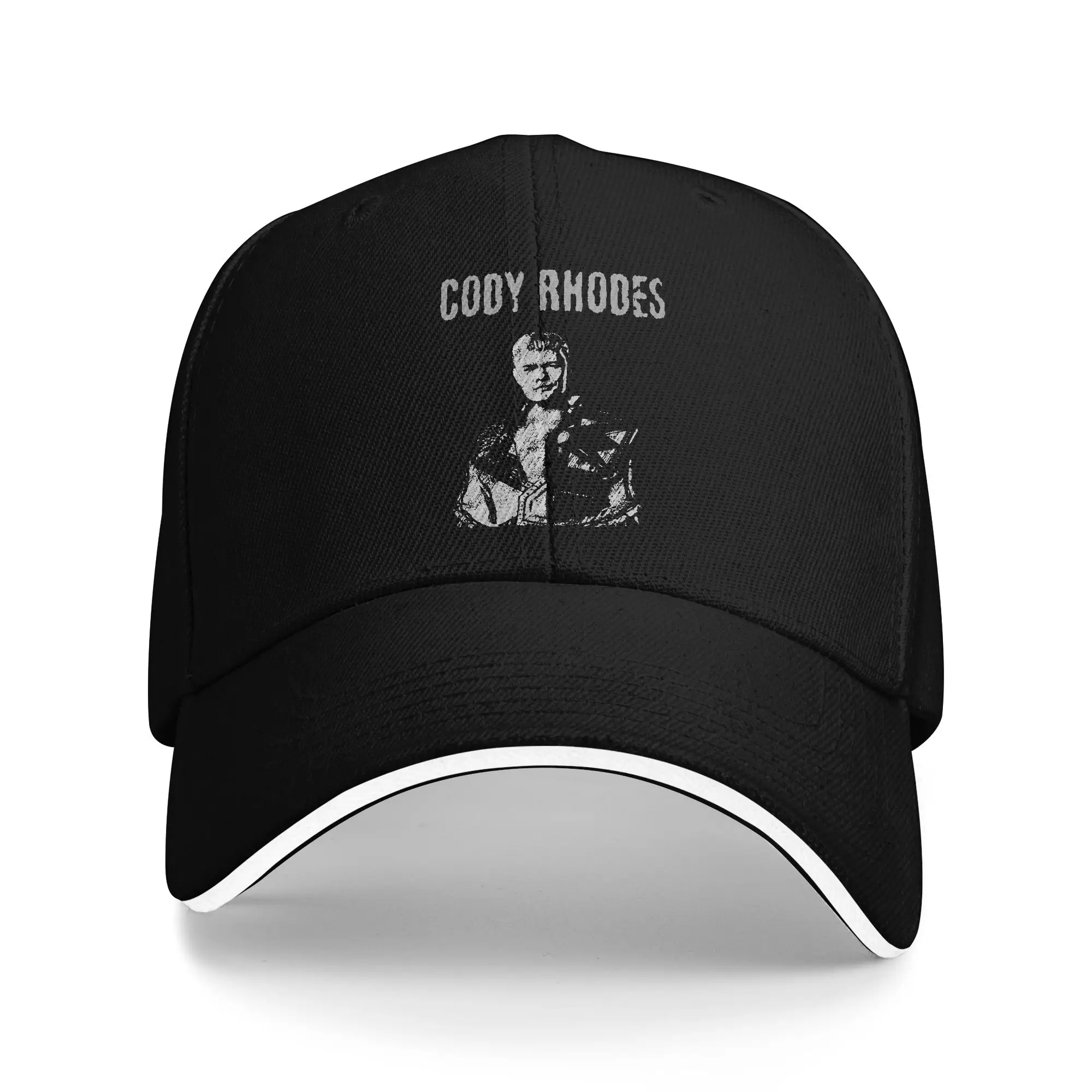 Фото Бейсболки унисекс Cody Rhodes, кепки в стиле хип-хоп, кепки-тракеры American Nightmare, регулируемые солнцезащитные кепки, зимние кепки №1