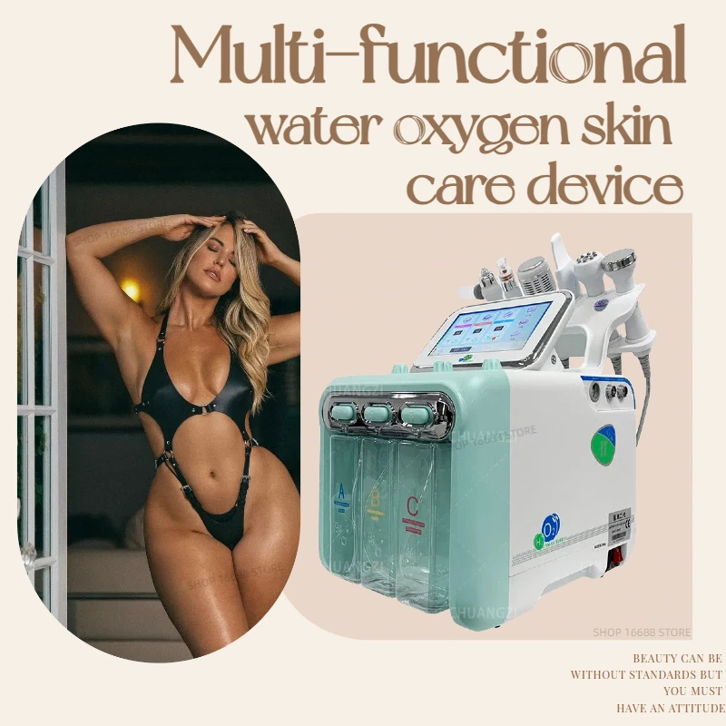 Обновленная портативная гидро-дермабразия 6 в 1 уход за кожей косметический