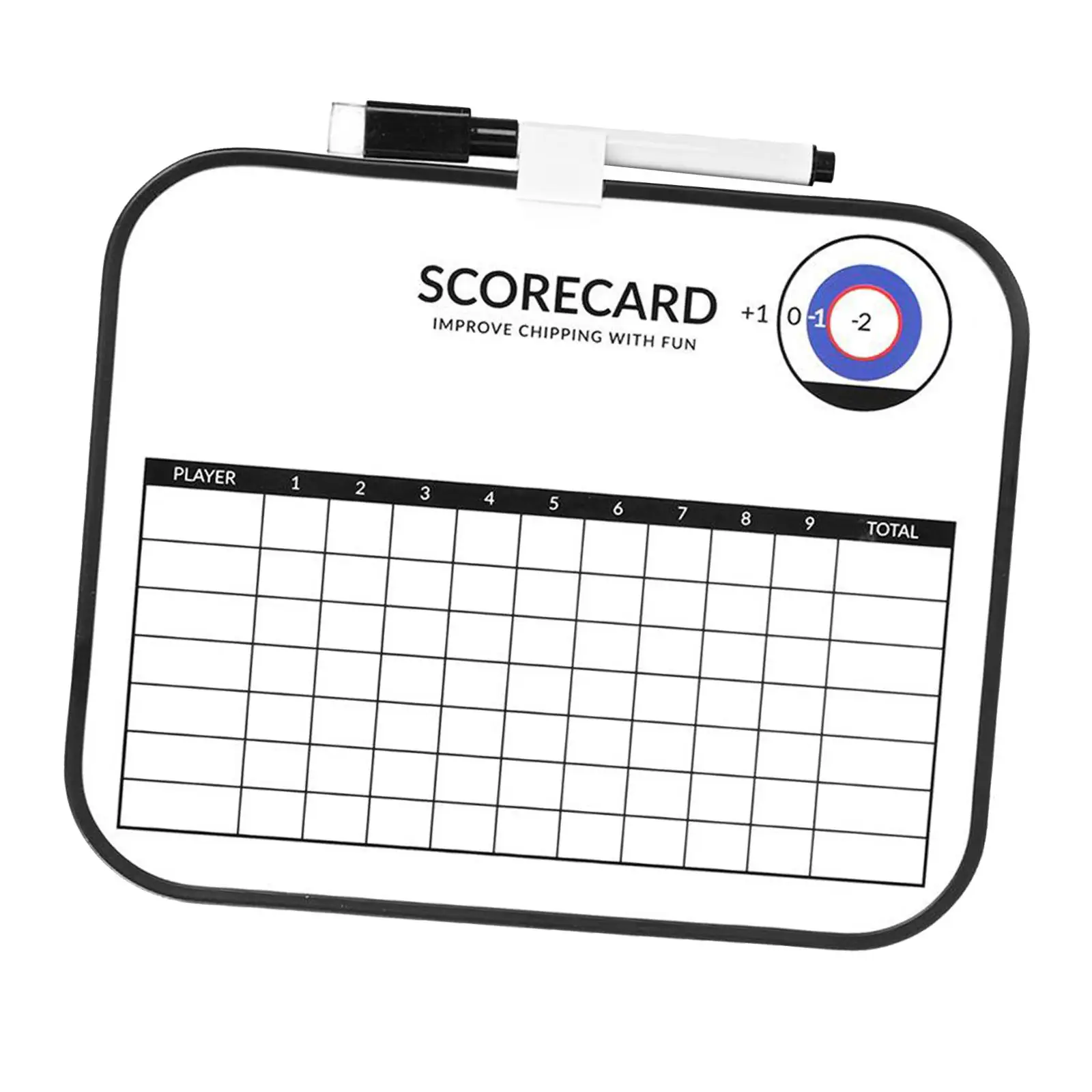 

Golf Scorecard, Whiteboard Write on in Golf, Golf Supplies, Coach Board, Erasable Scoreboard for Golf Game Lawn