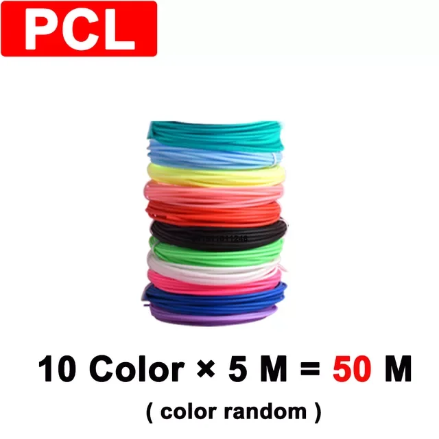 

PLA Filament for 3D Pen Filament 10/20 Rolls 5M 10M Diameter 1.75mm 100M Plastic Filament for 3D Pen 3D Printer Pen Replacement