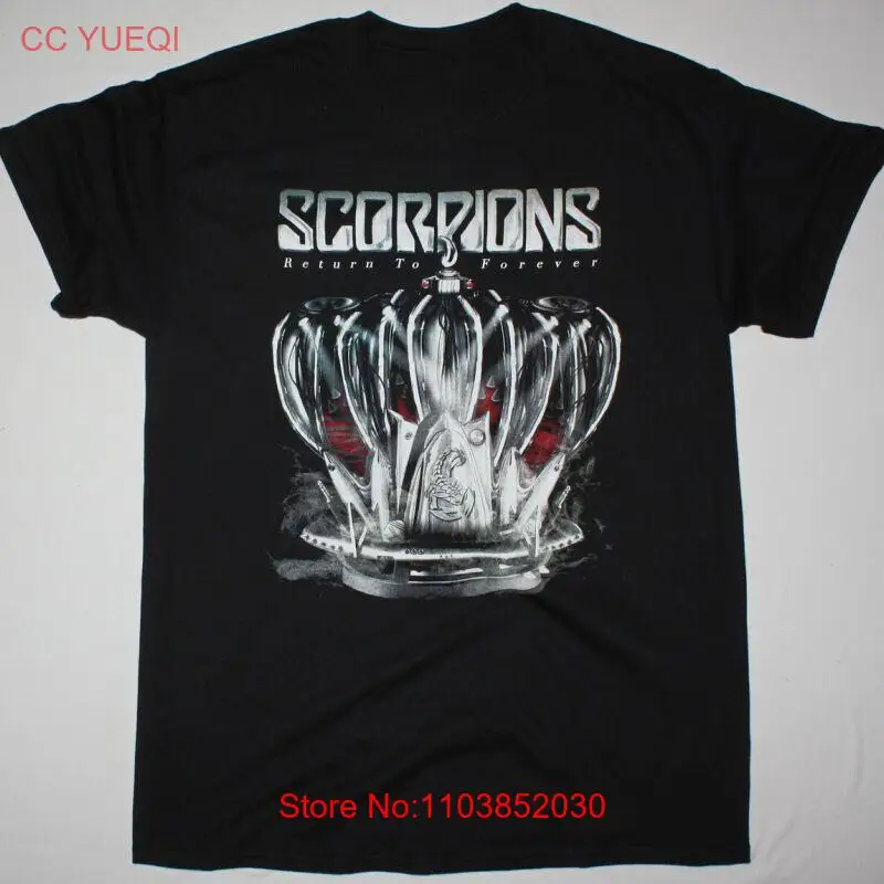 Черная Мужская футболка score552 с скорпионом RETURN TO FOREVER 2