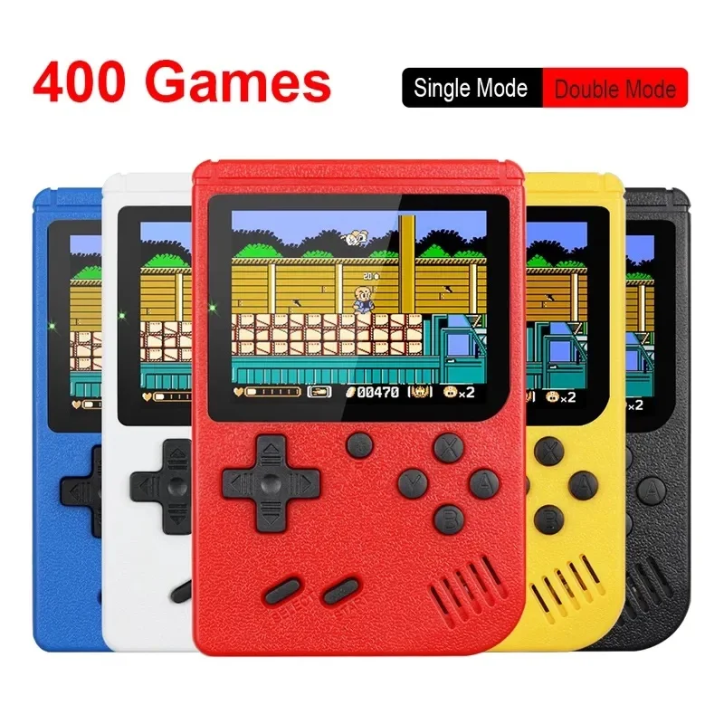 

Портативная тонкая игровая мини-консоль, 400 игр в 1, 3,0 дюйма
