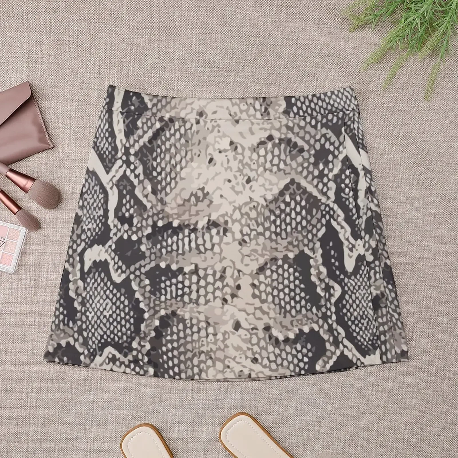 Мини-юбка с принтом питона платья для женщин юбка выпускного вечера