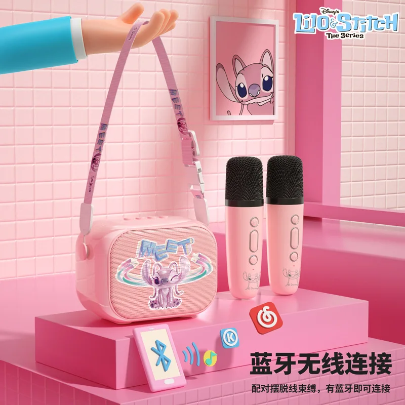 Мини-беспроводной Bluetooth-микрофон Disney динамик универсальный набор долговечный