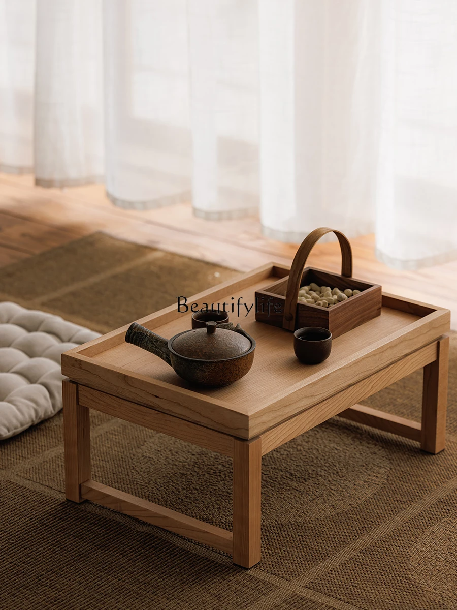 Новый китайский стиль из массива дерева Arhat кровать чайный столик эркерный