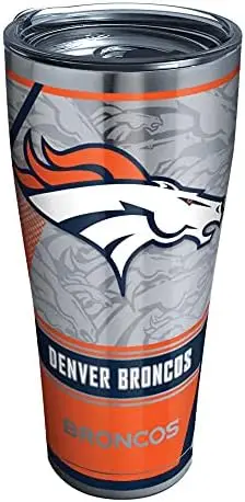 

Broncos Edge Vaso de acero inoxidable con tapa de martillo transparente y negro, 30 oz, plata Wuta leather tools Leder nähen we