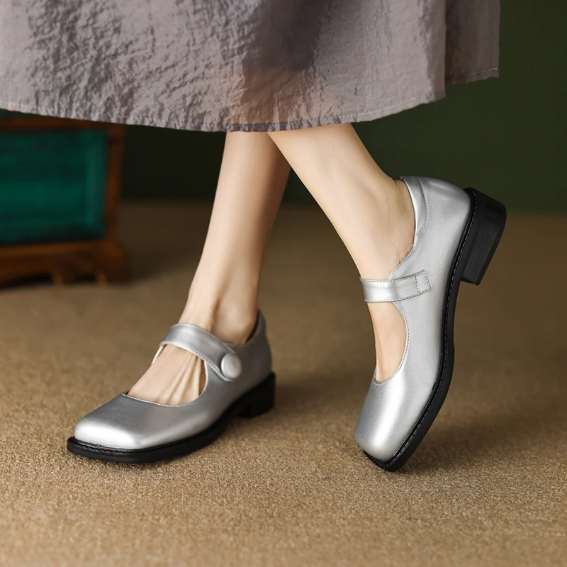 

Туфли-лодочки женские на толстом каблуке, из искусственной кожи, серебристо-зеленые, размеры 42