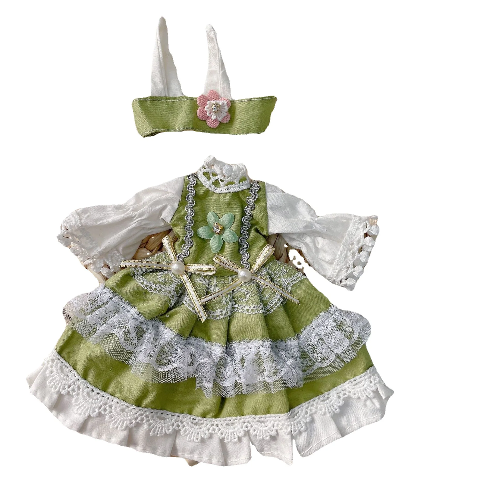 

8 Inch BJD Doll Clothes 1/6 Sweet Court Princess Dress Up Clothes for 30CM BJD Dolls for Girls Birthday Gifts