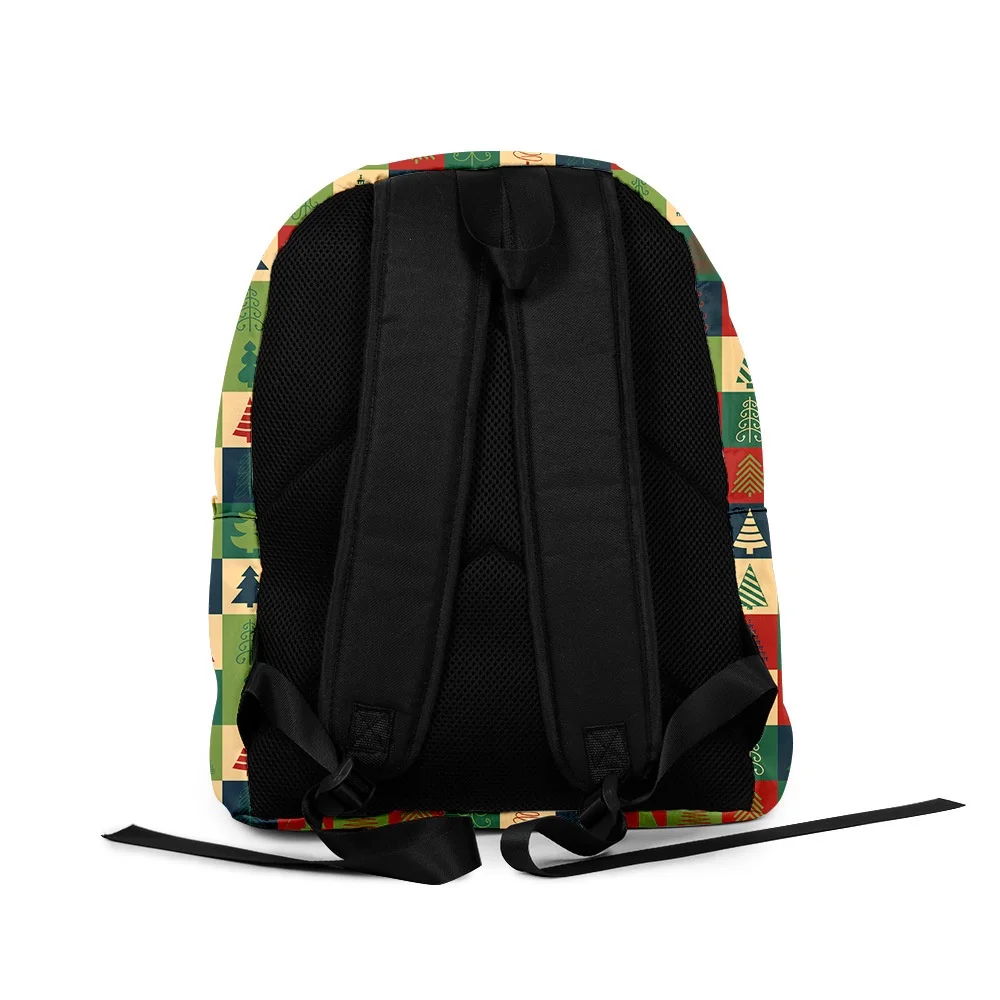 Christmas Children Casual Fashion Small Backpacks New Girl Boy Students Cute Xmas Schoolbags with Key Chain for Gift All-match