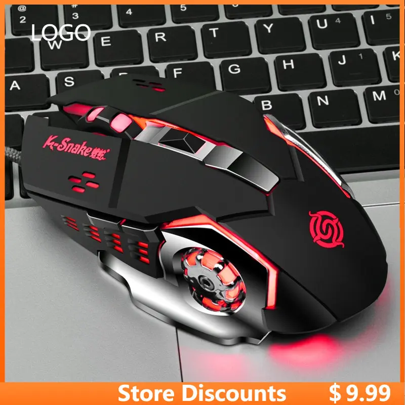 

Q5 Gaming Mouse USB Wired Macro Programming Mice RGB 2400 DPI Gamer Optical Mechanical Mouse for CS CF PUBG Pressure Gun Custom