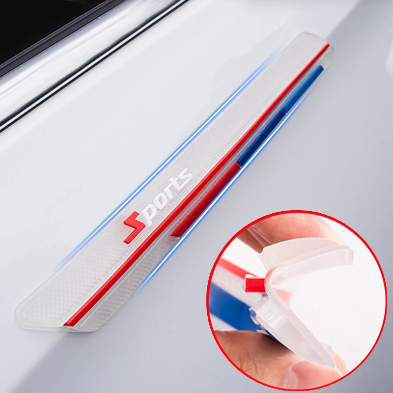 

2/4Pcs Car Bumper Protector Auto Door Edge & Corner Guard Anti-Scratch Strips Sticker Protection Body Protector Car Accessories