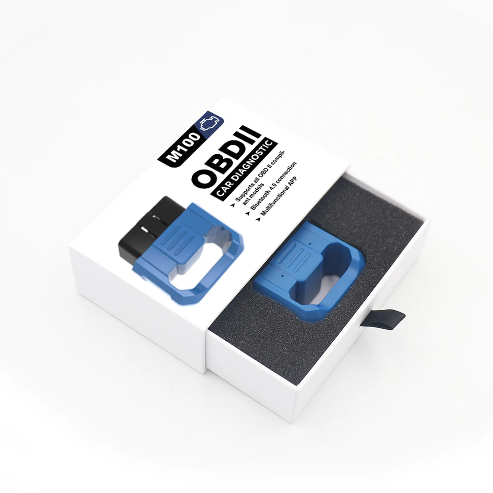 Автомобильный диагностический сканер M100 ELM327 V2.2 OBD2, автомобильный диагностический инструмент PIC18F25K80, Bluetooth BLE 4,0, считыватель кодов, диагностика автомобиля OBDII