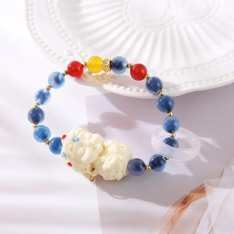 Браслет Wenchuang в стиле ретро с изысканными бусинами для рук