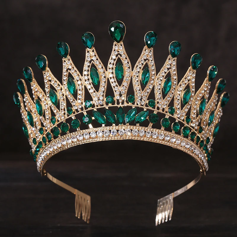 Принцесса в стиле барокко королева гребни корона свадебный головной убор для