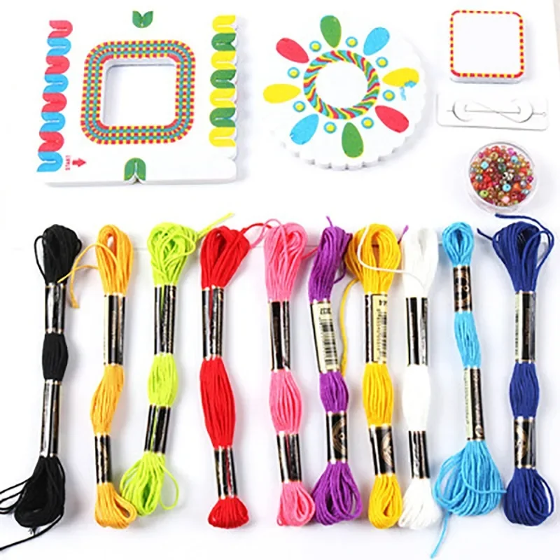 

Girls DIY Bracelet Making Kit Jewellery Making Kit Arts for Kids Friendship Craft Kit for 5-12 Years Old Kid Girls Toys Gift