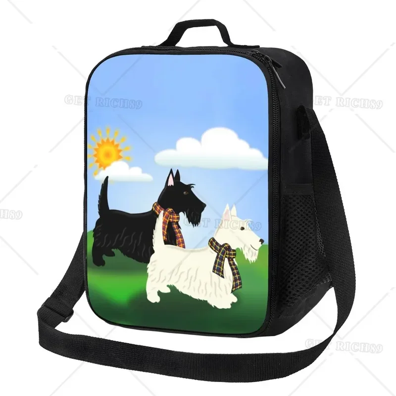 Изолированные сумки для обеда с надписью Love Hearts