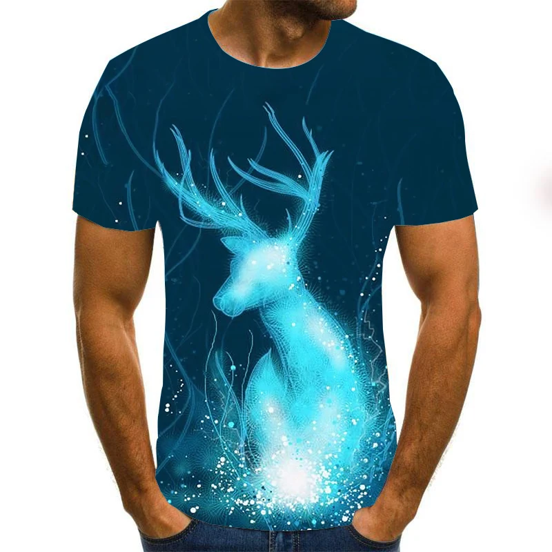 

New Men's T Shirt 3D Print Shirt Animal Graphic Tees Lovely Pattern Tops Men/Women Cute Tee Funny Pet T-shirt Size 100-6XL