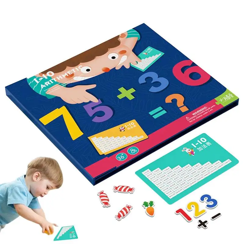 

Montessori Addition Game Counting Math Toy For Toddlers Learn Addition Subtraction With Super Fun Board Game Homeschool &