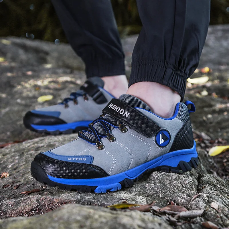 

Explosive Waterproof Upper High-Quality Non-Slip Wear-Resistant Outsole Breathable Perspiration Lining Boys Outdoor Sports Shoes