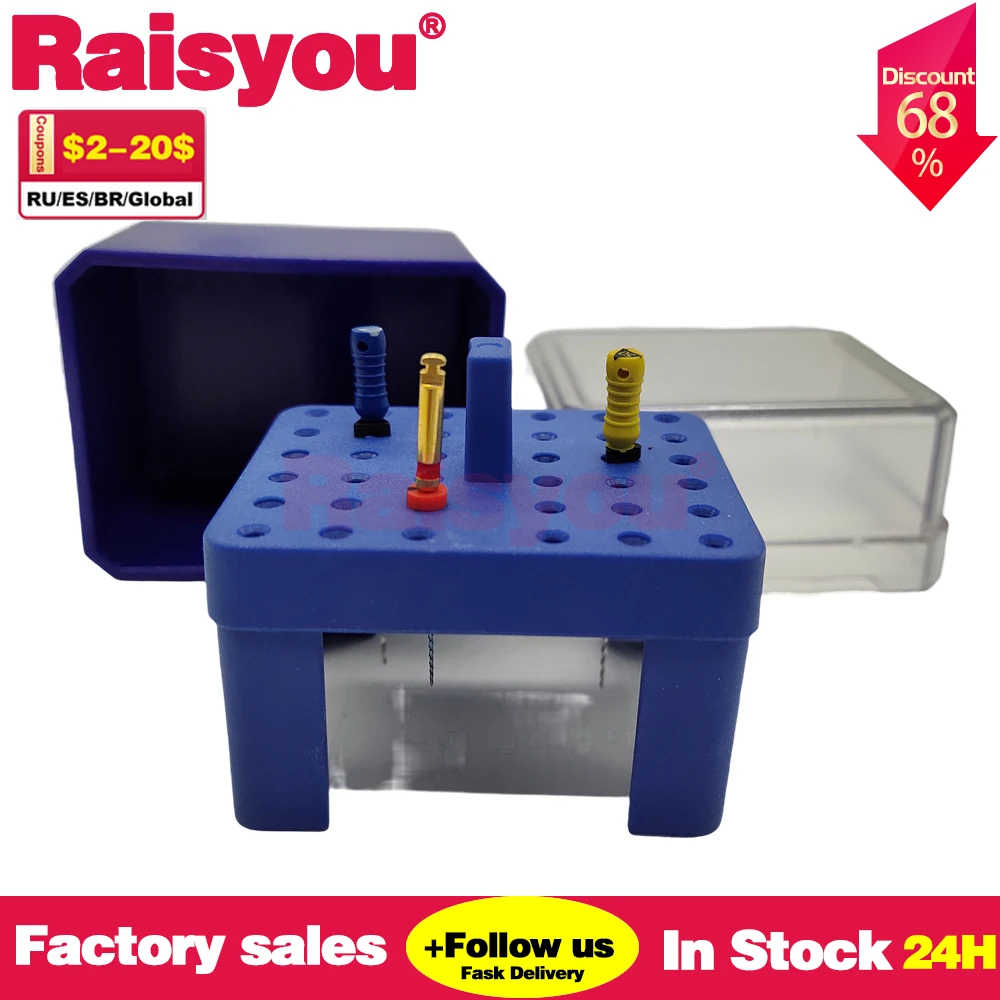 

Odontologia Expanding Needle Sterilization Case 36 Holes Translucent Dental Accessory Dentist Storage Case