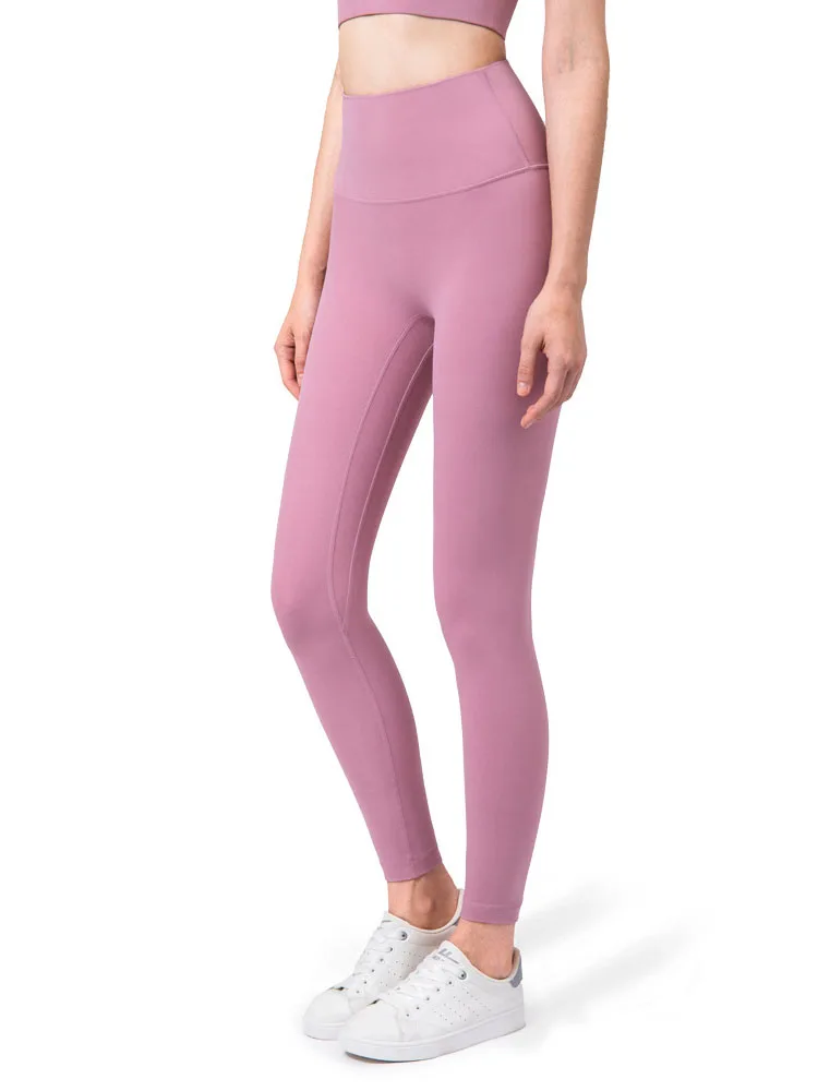 New High Waist Stretch Naked Feeling Leggings For Women Workout Sport Leggings Yoga Pants Gym Push Up Fitness Scrunch Tights