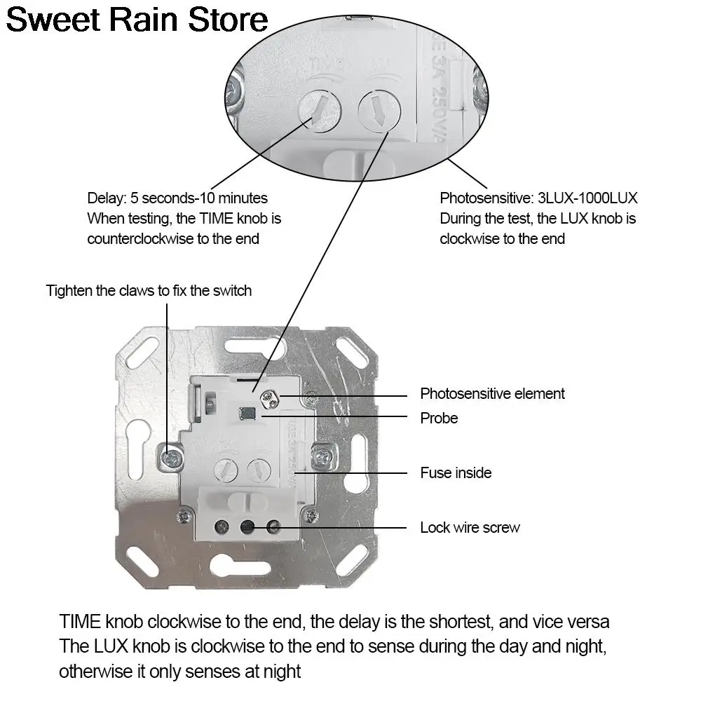 AC 110 В-220 В умный PIR датчик движения переключатель безопасности управление светом