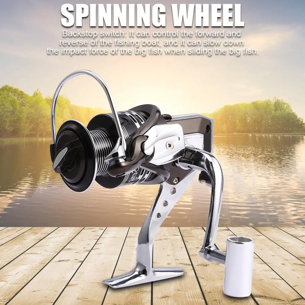 

Fishing Gears Spinning Fishing Vessel Excellent Quality Large Caliber Unloading Knob Left Right Interchangerable Fishing Wheel