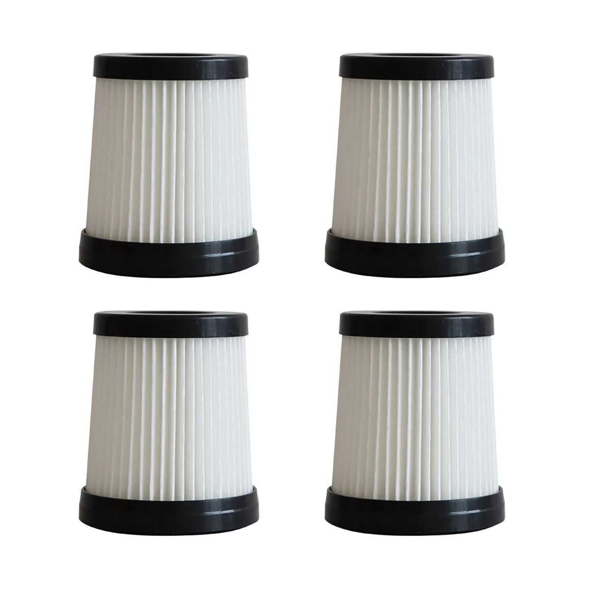 Комплект из 4 фильтров HEPA совместимых с аккумуляторными пылесосами FSV101 FSV001 24 кПа